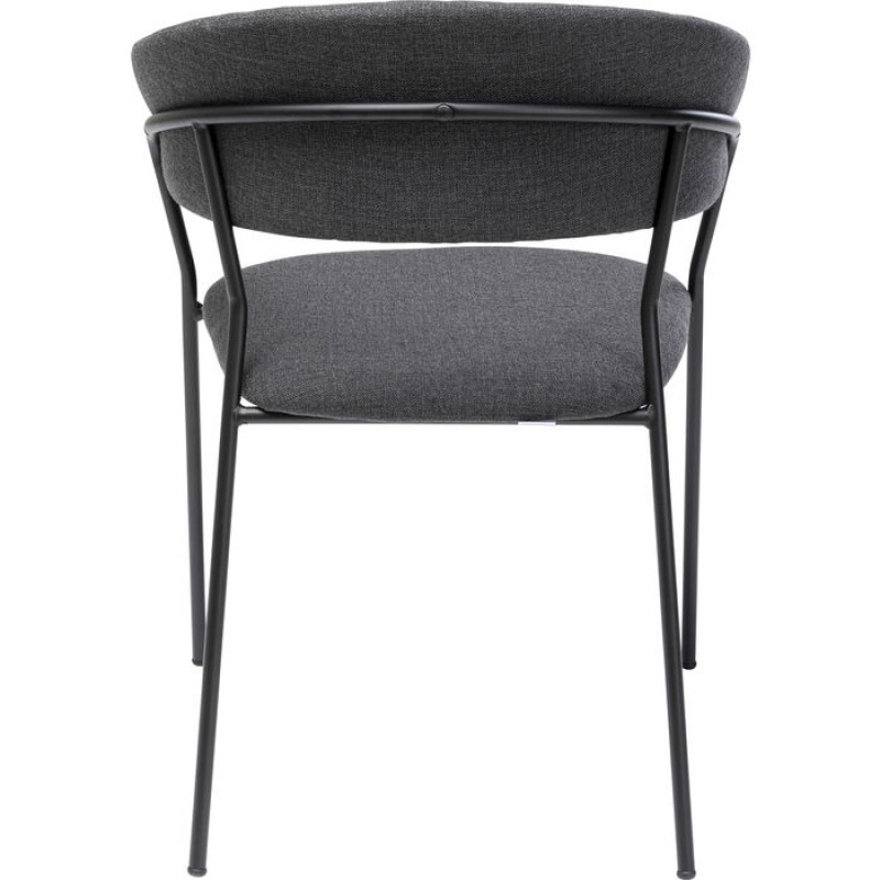 Chair with Armrest Belle Anthracite